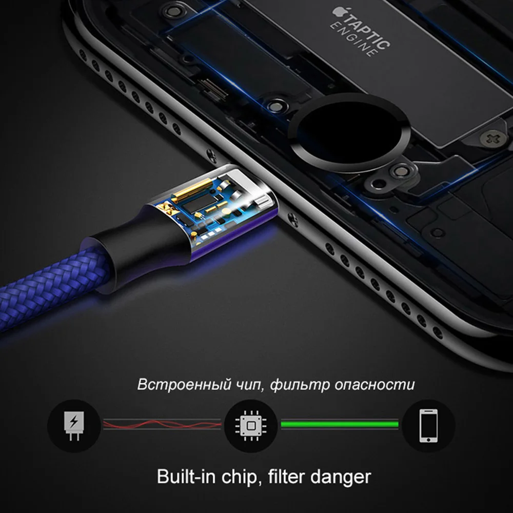 Versatile USB Type A to C Fast Charging Cable - Multiple Length Options