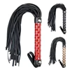 Outdoor Non Slip Leather Braided Horse Racing Whip Equestrian Riding Crops NEW 1