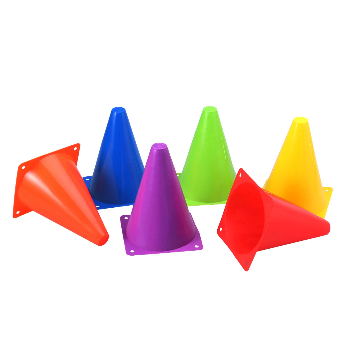 

6 PCS Football Balls Sports Cones Soccer Training Accessories Block Traffic Child