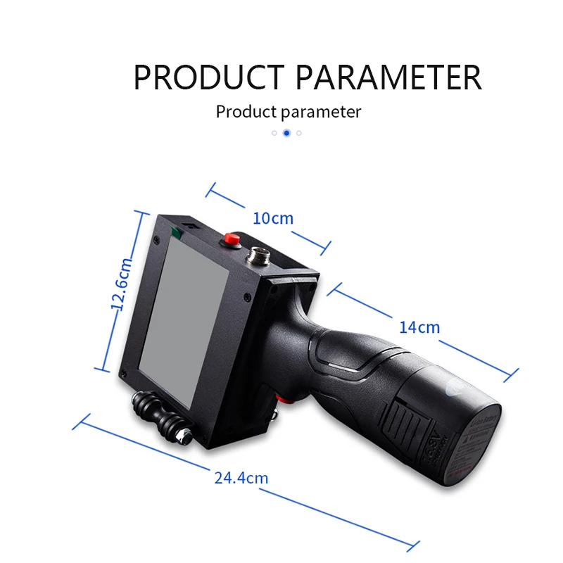 

Handheld Smart Inkjet Printer Portable Automatic Date Printer Coding Machine Label Barcode QR Code Coding Device