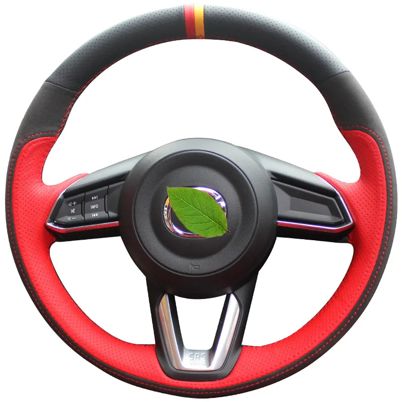 

Сшитый вручную Прочный черный кожаный замшевый чехол для Mazda 6 разных цветов