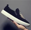Spring Autumn New Men Leather Casual Shoes Man Slip-On Luxury Embroidery Suede Leather Flat Skate Shoes Trend Loafers 5