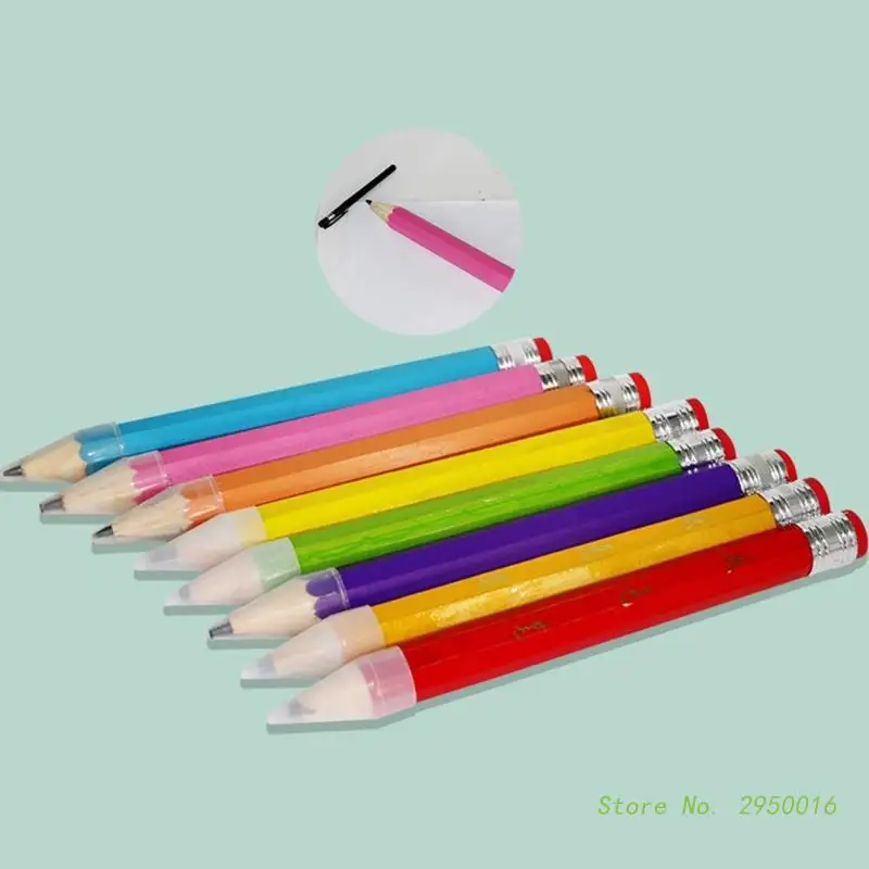Matite Jumbo Giganti In Legno Giallo 33,8 Cm – Confezione Da 2, Matitoni Da Bomboniera E Festa, Idea Originale Per Rientro A Scuola, Accessorio Per Scenografie E Giochi Creativi