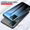 One Plus Oneplus 8T Plus KB2007 Case Gradient Grain Tempered Glass Hard Back Cover for OnePlus 8T KB2001 KB2000 Silicone Bumper 1