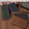 Men Genuine Leather Wallet Men Coin Purse Vintage Long Men Wallets Perse Solid Card Holder Clutch Carteira Hombre for Male 5