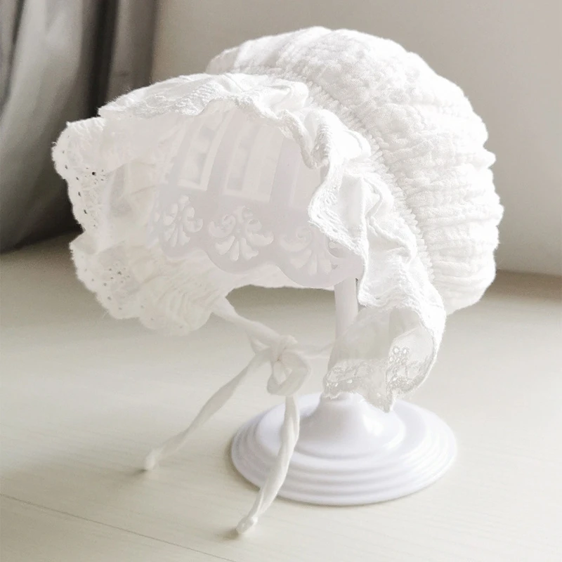 Summer Newborn Baby Hat Cute Lace Flower Thin Sun Hat Toddler Princess Baby Girl Bonnet Newborn Beanie Caps Photography Props cheap baby accessories	 Baby Accessories