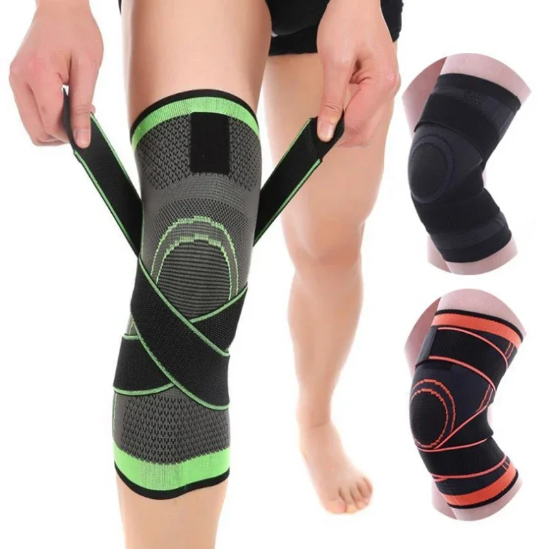 Knee Pad Knee Support Knee Support Sleeve Knee Brace 1Pcs Unisex Sports Knee Pads Running Fitness Elastic Bandage Knee Pads Compression Joint Relief Arthritis Basketball Volleyball