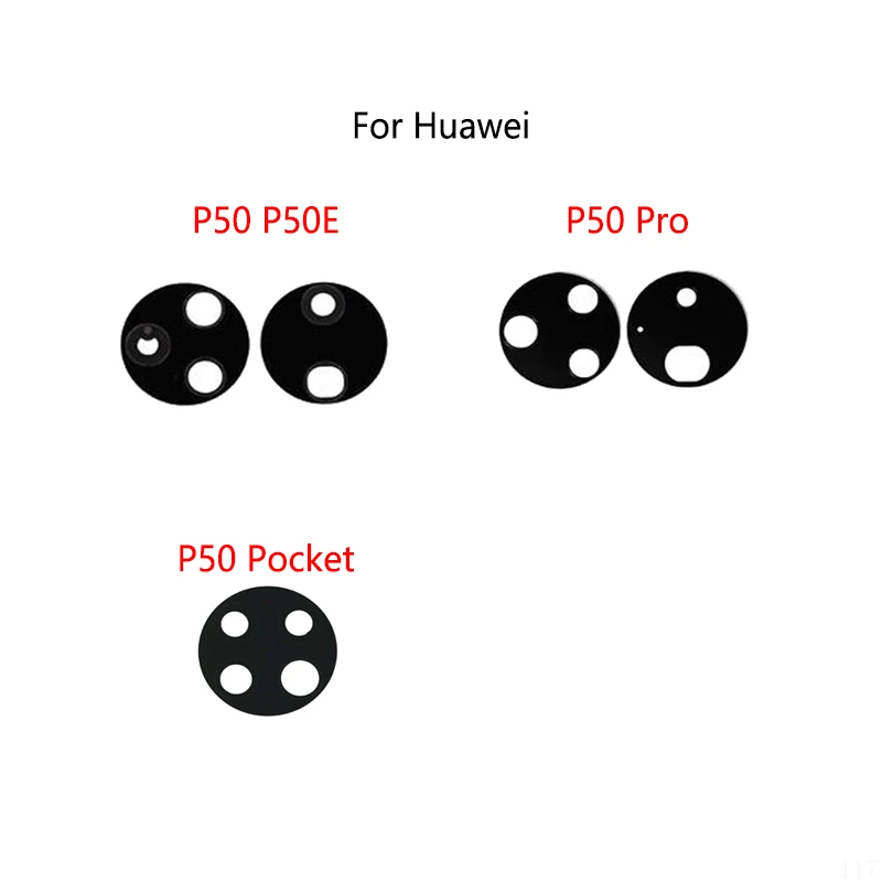 

2 шт./партия, карманные зеркальные задние линзы для Huawei P50 Pro P50E P50