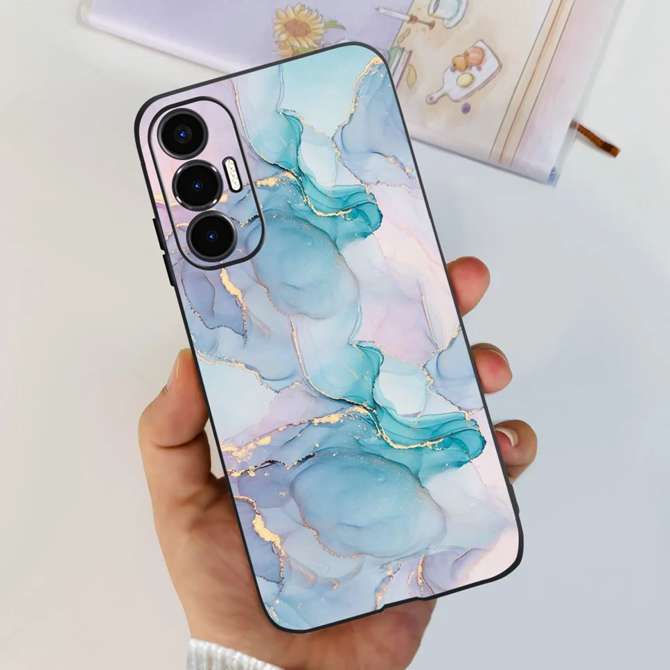 Cartoon Cat Astronaut TPU Soft Silicone Back Cover Bumper Phone Case