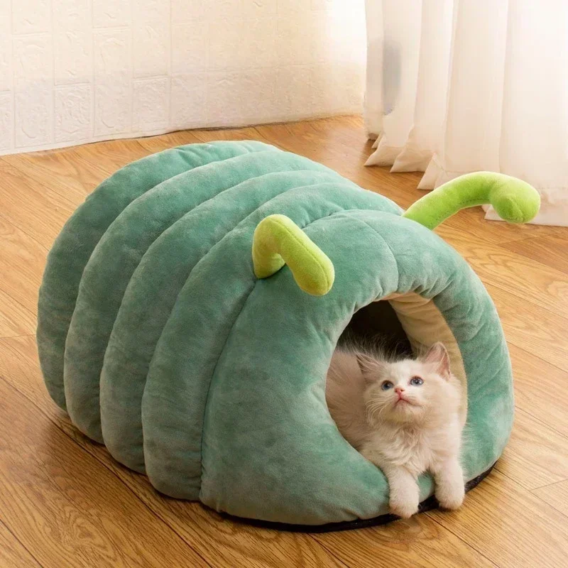 

Winter Cozy Pet House Dogs Soft Nest Kennel Sleeping Cave Cat Dog Puppy Warm Thickening Tents Bed Nest For Small Dogs Cats.