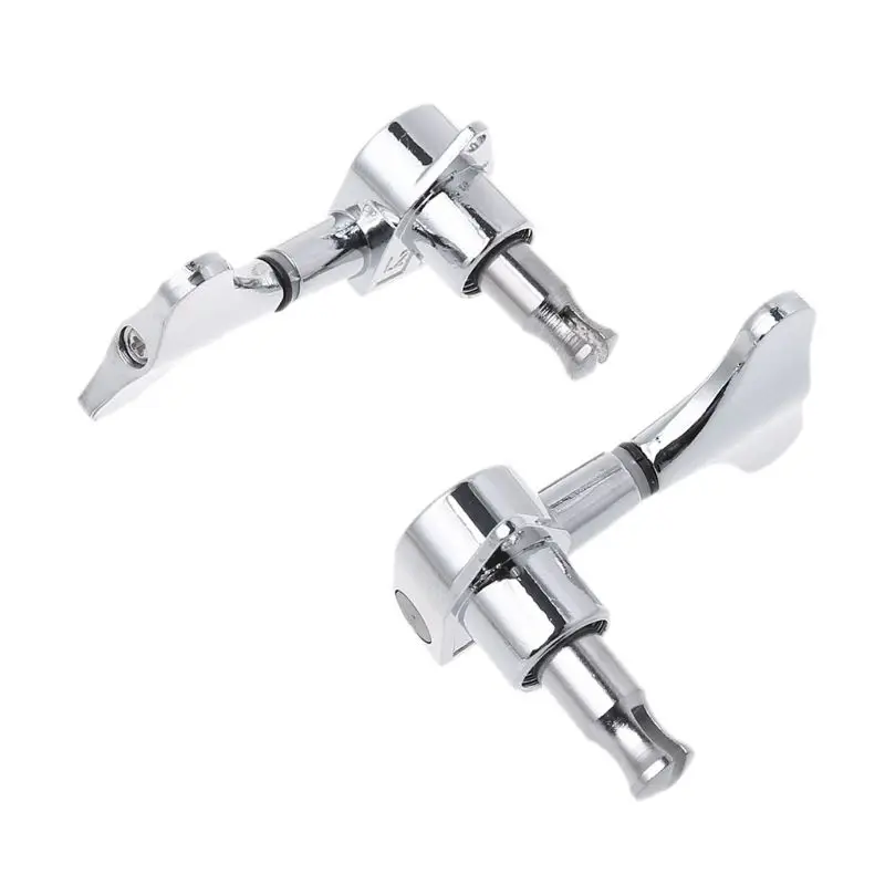4 String Bass Chrome Guitar Sealed Tuners Tuning Pegs Machine Heads 2R 2L