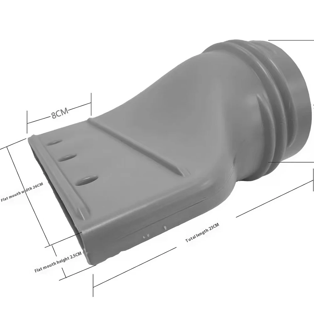 Universal Flat Air Conditioning Exhaust Hose Connector for Efficient Ventilation Systems