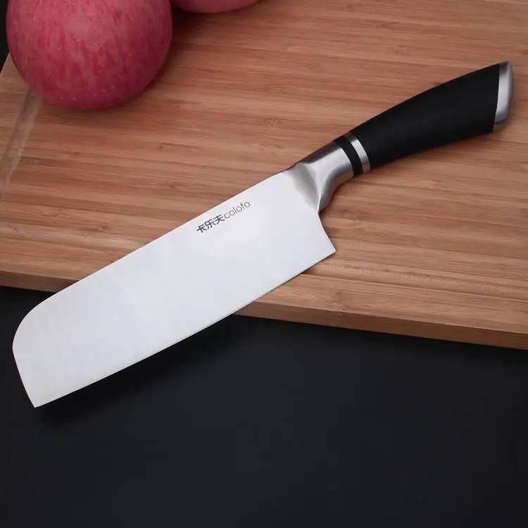 3 adet popüler paslanmaz çelik mutfak bıçağı seti doğrama Santoku maket bıçağı 3Cr14mov şef bıçak seti süper keskin pişirme aracı