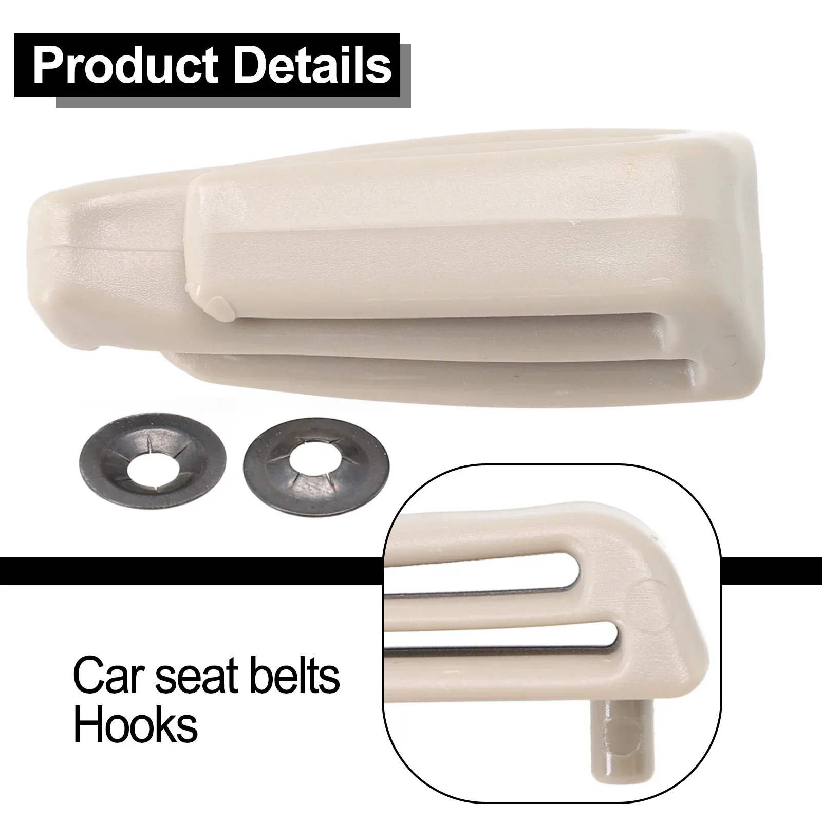 Car Rear Belt Clip MR655317 For Pajero V90 For Montero V80 RR Outlander Cw Gf Gg Grey,Black,Beige Car Parts