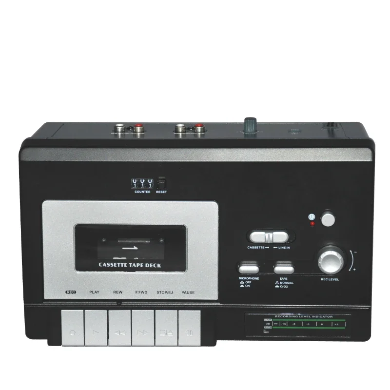 

High Quality Portable music system w/USB to PC Recording double tape and Built-in Mono Speaker audio cassette recorder player