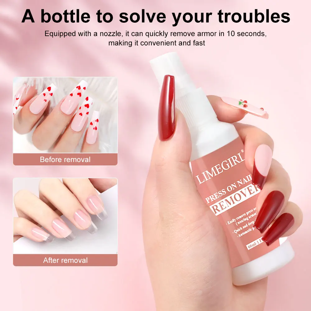 60ml Nail Remover Gel Remove Fake Nails