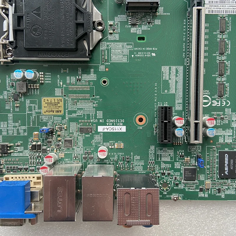 X11SCA-F For Supermicro Workstation ATX Motherboard Intel C246 LGA