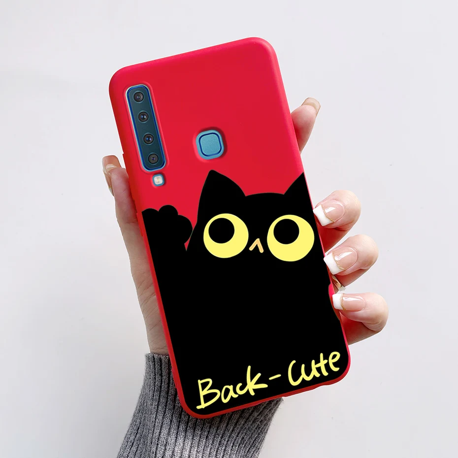 Stylish Painted Soft Silicone Shockproof Bumper Case for Samsung Galaxy A9 2018