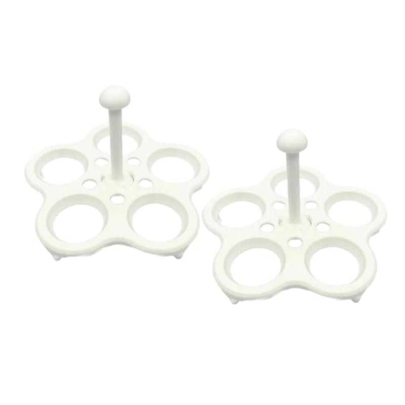 

2pcs Steam Eggs Rack Plastic Steamers Tray Kitchen Accessories Storage Display
