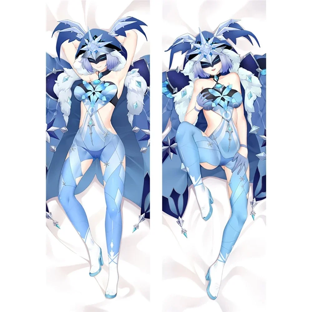 

60x180cm Anime Dakimakura Genshin Impact Fatui Cryo Cicin Mage Cosplay Pillow Case Hugging Body Waifu Pillow Cover