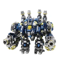 MU 3D Metal Puzzle God of war returns Thunder God Battle Armor DIY 3D Laser Cut Assemble Jigsaw Toys Desktop decoration GIFT 1