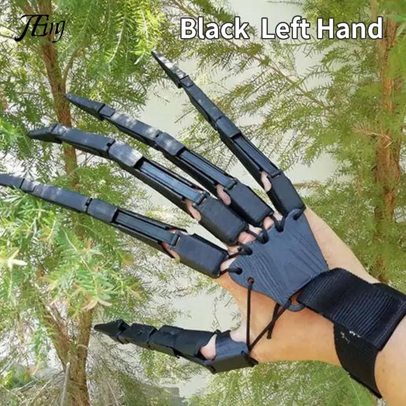 Articulated Fingers Halloween Finger Gloves With Flexible Joint