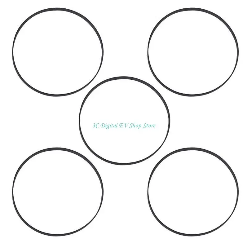 E74D 5PCS Universal 41-190mm Kassette Band Maschine Gummi Gürtel 2mm Breite Gemeinsame Gürtel für Recorder DVDs Laufwerke – Detail 1