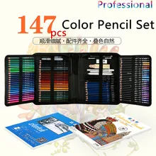 

Exquisite Boxed Children's Painting Color Pencil Set Gifts 147pc Colored Pencil Art Bag for Kids School Drawing Art Supplies Kit