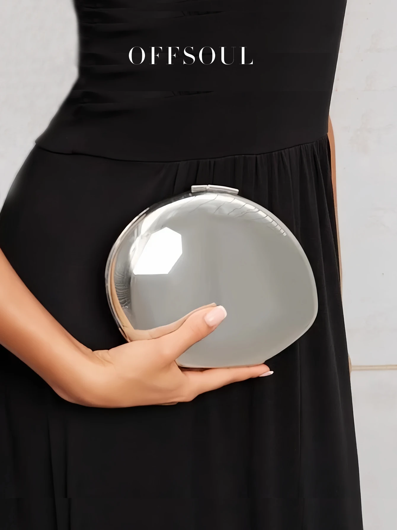 تصميم أوروبي وأمريكي للمعادن المصقولة، مرآة بيضاوي...