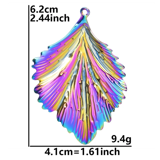 Stainless Steel Pendants Charm Nature Set 5pcs 70