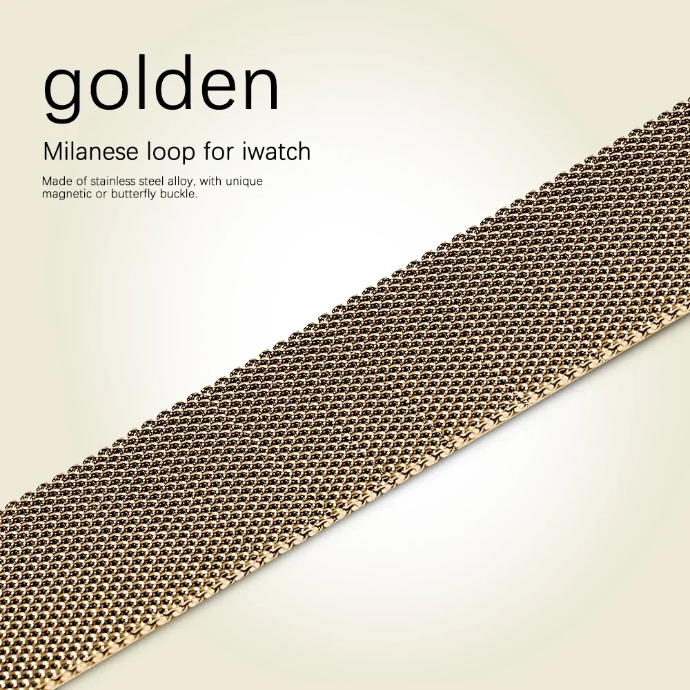 Milanese Loop Sport Wristband for Smartwatch - Replacement Bracelet and Accessories