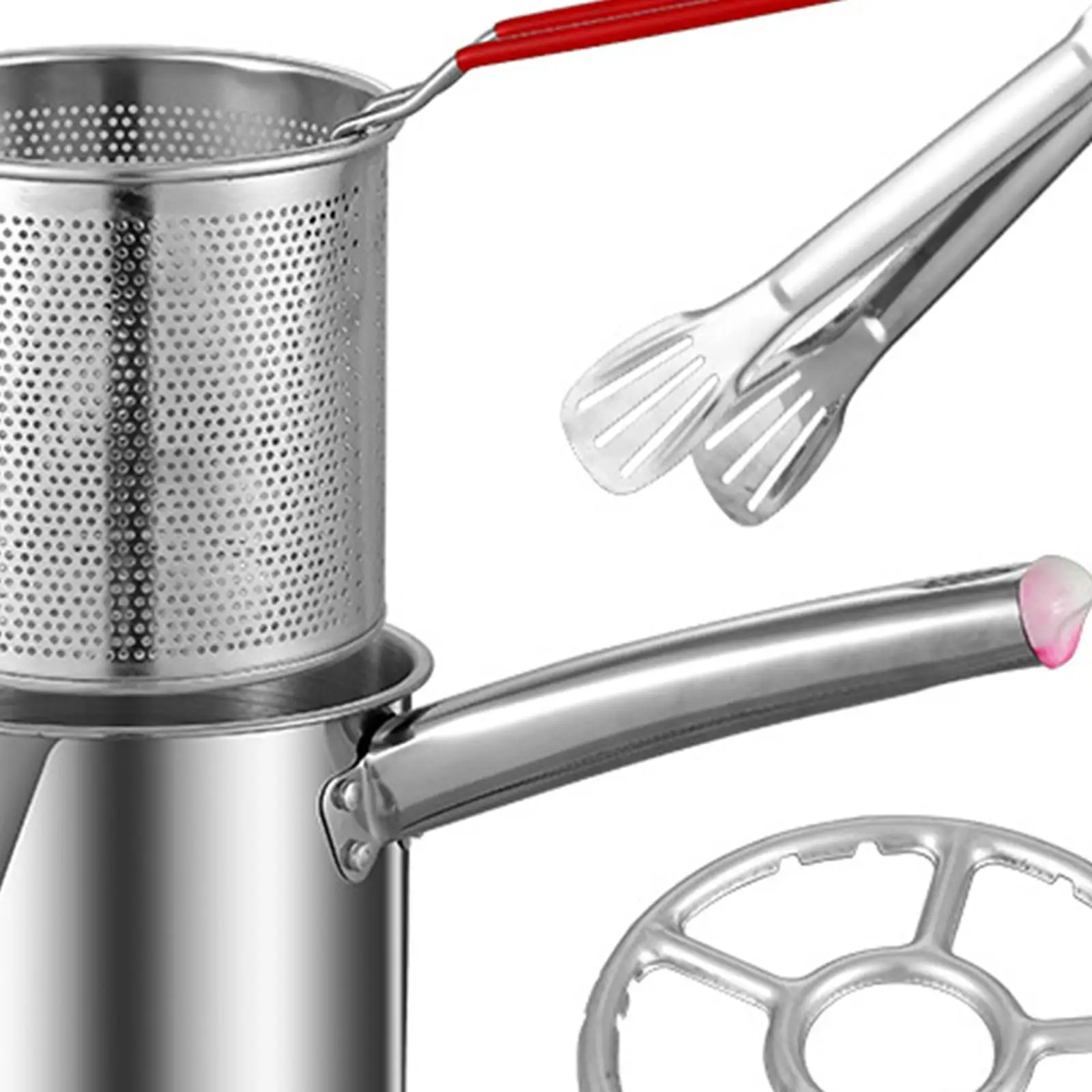 Deep Fryer Pot Nonstick with Strainer Basket for Cooking Restaurant Frying Deep Fryer Pot Nonstick with Strainer Basket for Cooking Restaurant Frying