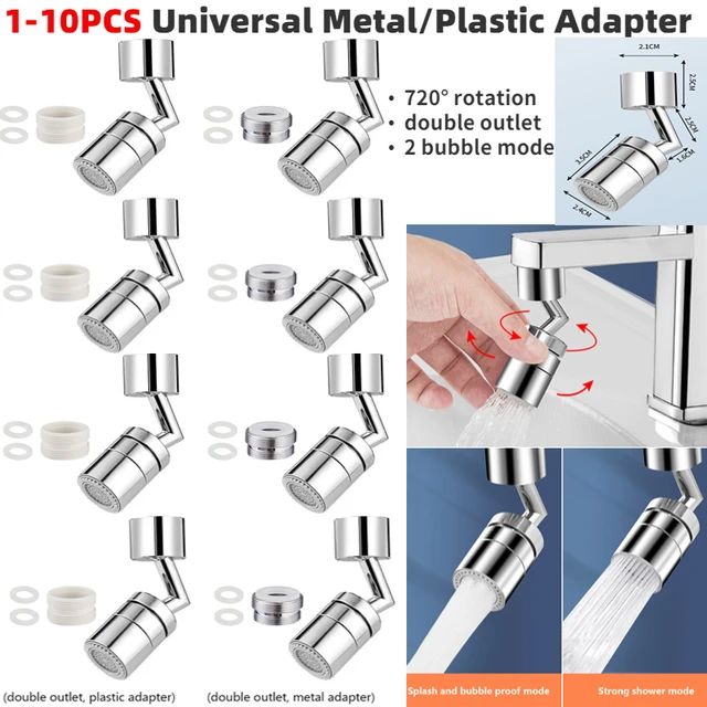 Aérateurs pour Robinet Laiton Rotation à 720 °, Aerator avec