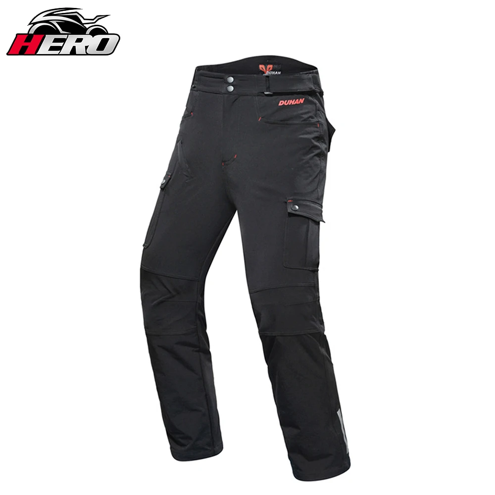 

Wear-resistant Motorcycle Pants Warm Motocross Pants Hook And Loop Fasteners Biker Pants Windproof Motorcycle Supplies M-3XL