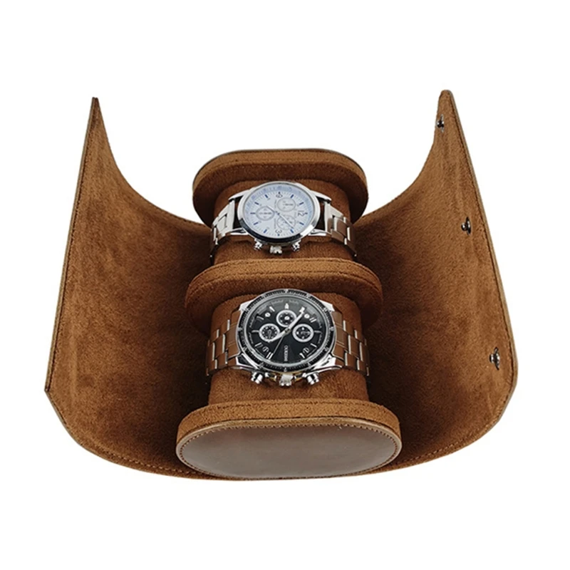 

Luxury PU Leather Watch Storage Box Travel 2 Positions Watches for Case for Men Women Christmas Anniversary Dropship
