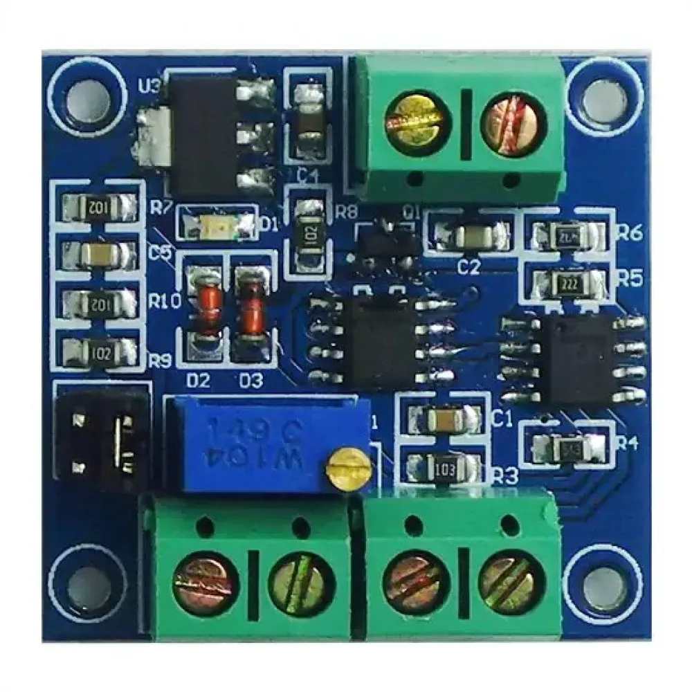 DC5V-12V 전압에서 PWM 변환 모듈 단일 칩 내장형 조정 가능 컨버터 전원 보드 0-5V/0-10V에서 0-100% PWM 보드