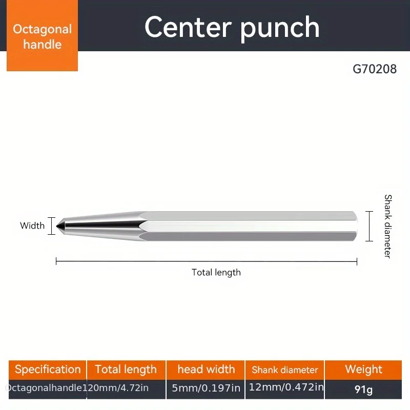 1pc Octagonal handle