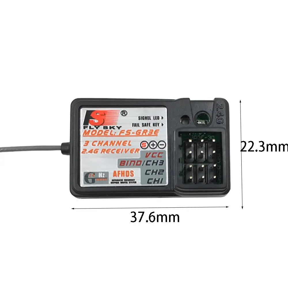 Récepteur RC 2.4GHz 3 canaux FlySky FS - Compatible voiture bateau