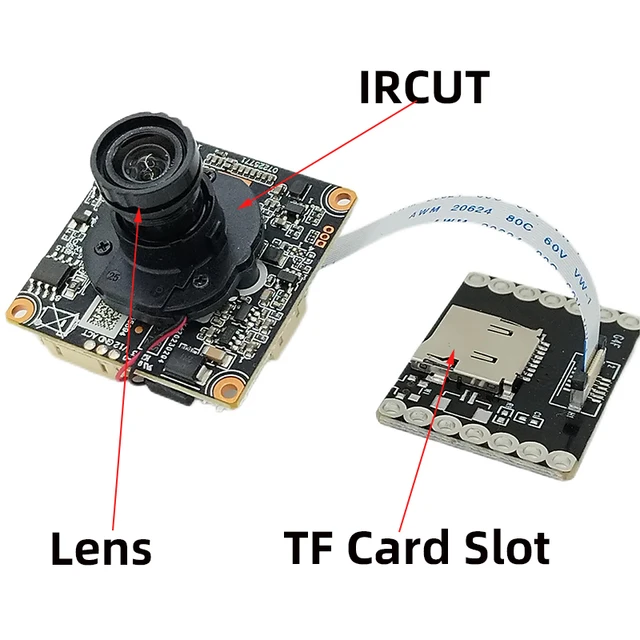 HD 6.0MP IP Camera Module Chip With SD Card Slot Board ONVIF H.265 GK7205V300 Starlight IMX335 Sensor RTSP Xmeye for CCTV Webcam 4