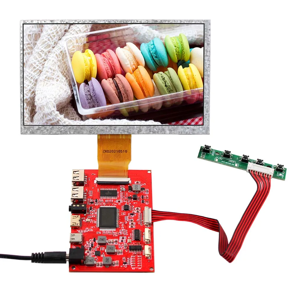 

Плата контроллера ЖК-экрана HD-MI типа C 7 "Φ 1024X60 0 IPS ЖК-экран