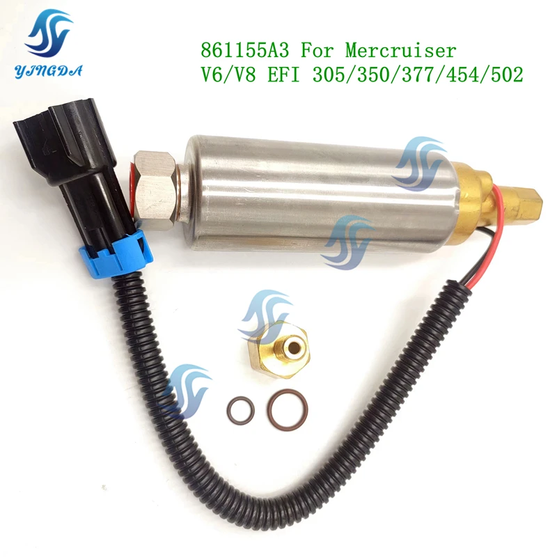 

AP03 Low Pressure Electric Fuel Pump for MERCURY Mercruiser Boat 4.3 5.0 5.7 861155A3 V6 V8 Carb Marine Fuel Pump Boat Motor