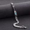 2 styles sa reine son roi noir Rose couleur or femmes mâle chaîne cristal Couple Bracelet pour hommes Femmo sur les mains bijoux