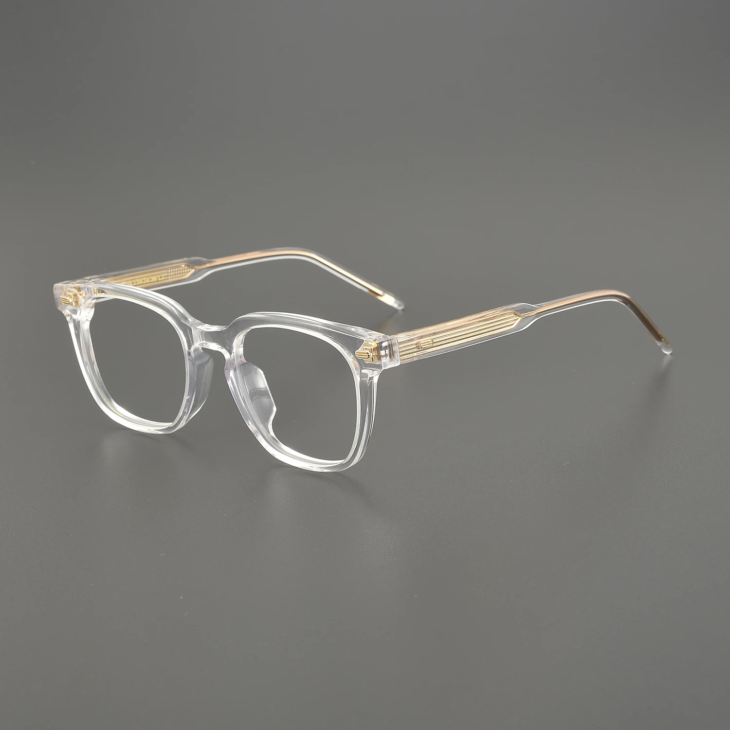 Lenti Chiare Protezione UV4 Occhiali Da Lettura Retrò In Acetato - Foto 10