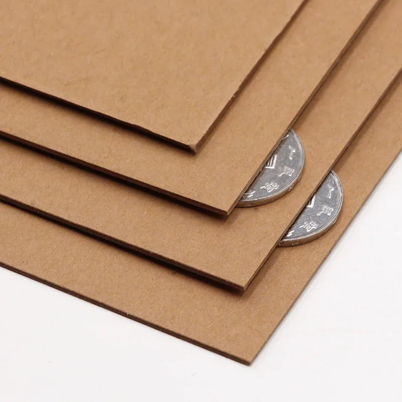 A4 Cardboard Sheet (210mm x 297mm x 1.5mm) - Kraft White