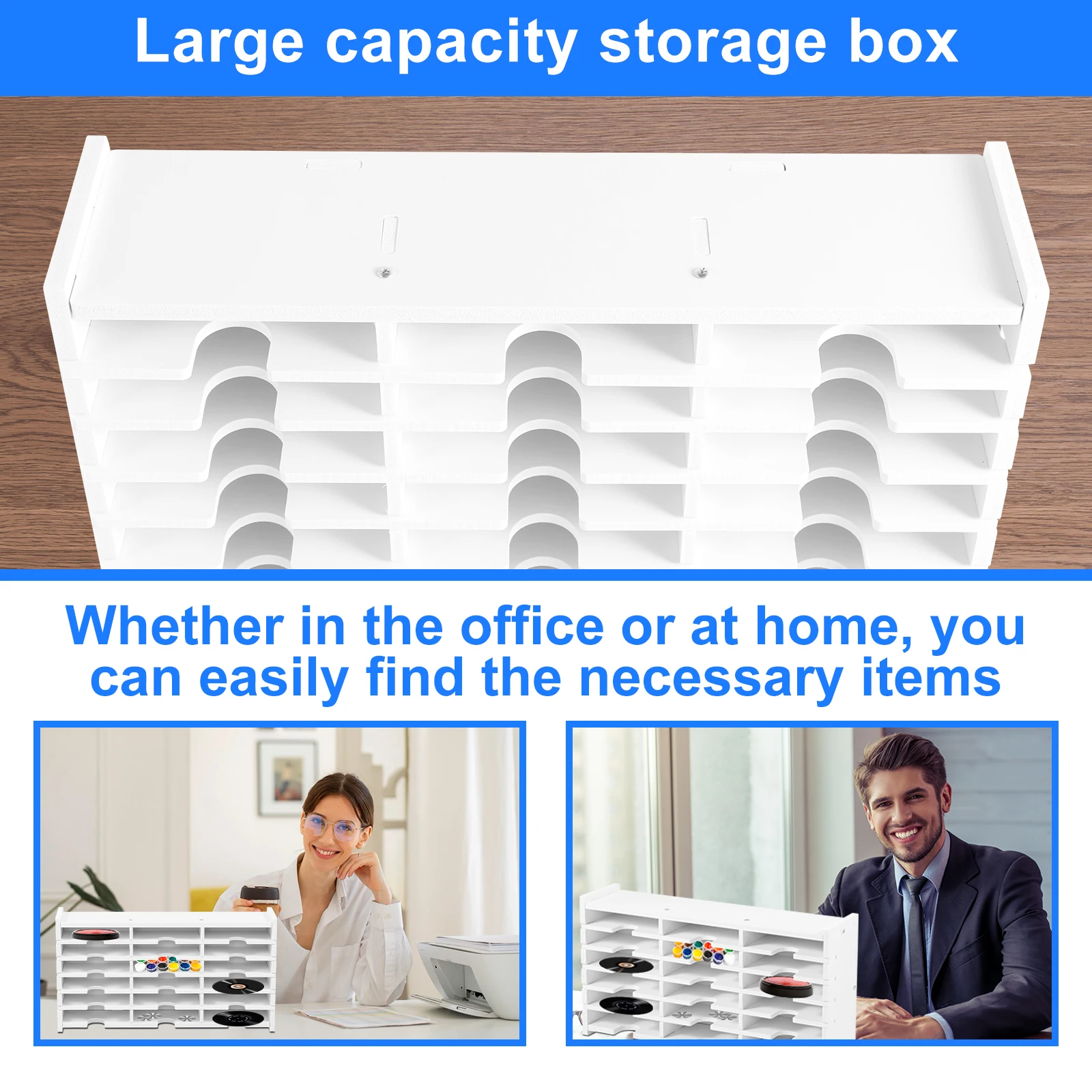 Stamp Pad Storage Organizer Versatile Large Capacity Slim Easy to Maintain Ink Pads Painting Tray Rack Slots Ink Pad Holder