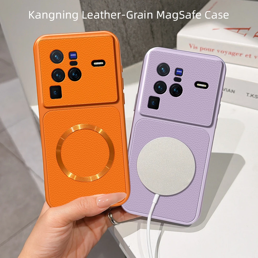 Luxury Leather Matte Magnetic Soft TPU Phone Case