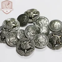 Retro style button wallet buckle decorative buckle 1