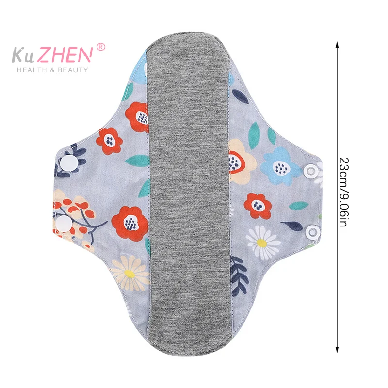 1PCS 18/23CM Anti-slip Graphene Antimicrobial Sanitary Pads Reusable Care Pads Breathable Maternity Menstrual For Women