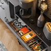 Exquisite Luxury Kitchen Cabinets Modern Design Closet Storage Cabinets Coffee Drawers Cocina Integral Nordic Furniture CM50CG 6