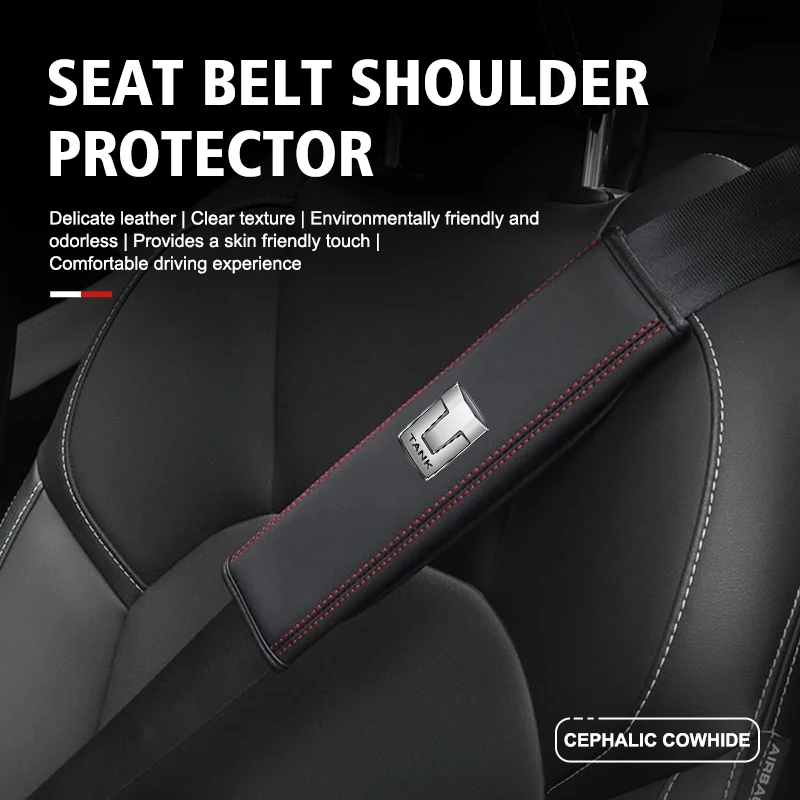 1Pcs Car Sea Belt Protect Shoulder Safety Cover Accessories For TANK Great Wall 300 400 500 700 800